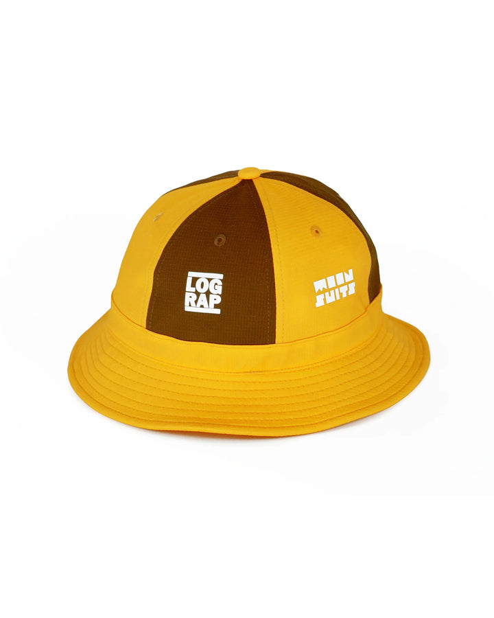 Log Rap × MOON Bucket Hat (Brown/Yellow)