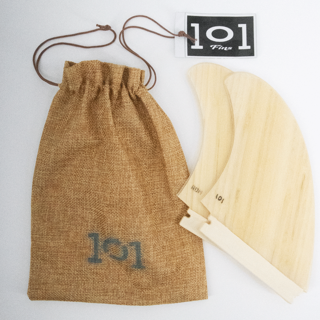 101 FIN CO Bamboo Fins「RDM」TWIN FIN – MOON WETSUITS JAPAN